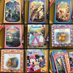 VTG 90’s Y2K, 2015, Disney Books.Mickey, Tinker Bell,Cinderella,Winnie the Pooh